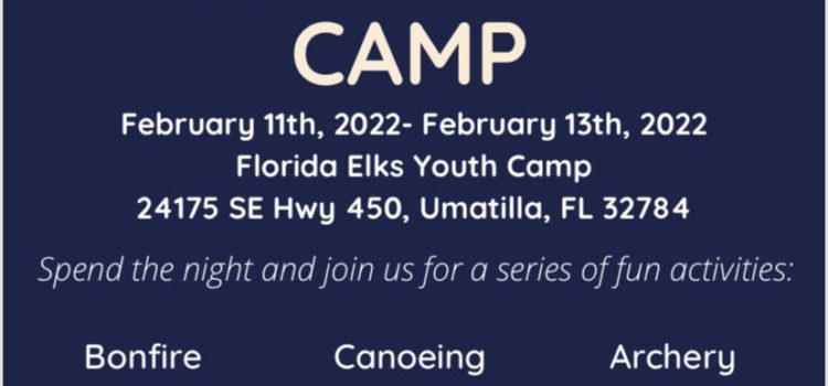 Camp 11/2/2022-13/2/2022 4-6PM to Sunday 11:00am-12:00pm